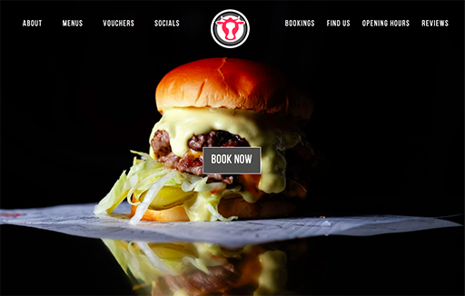 Cowshed Burgers website project